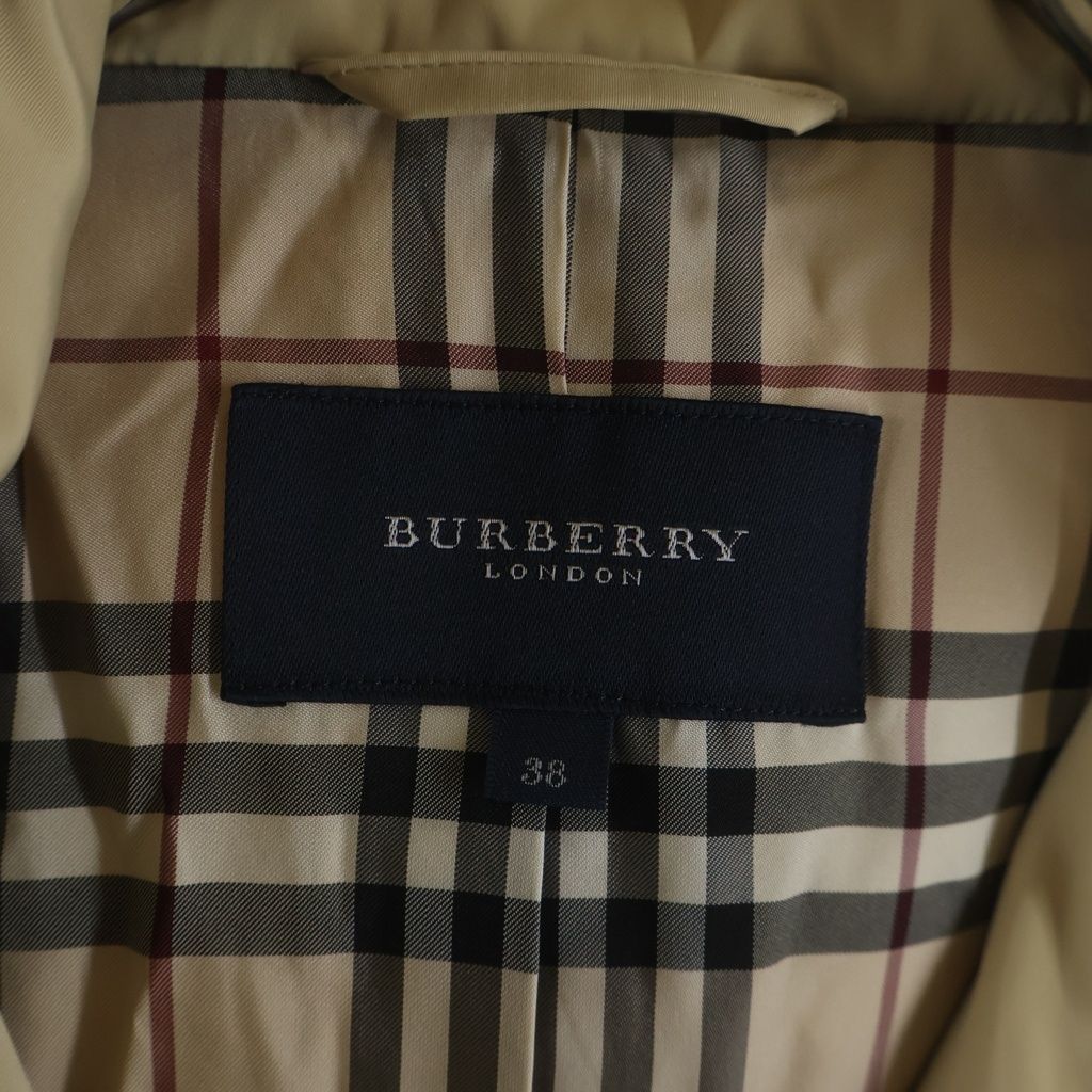 BURBERRY LONDON (バーバリーロンドン) ナイロンダウンベスト ベージュ
