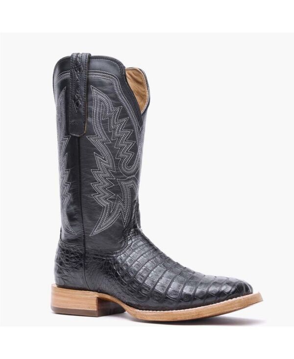ドゥランゴ メンズ シューズ ブーツ・レインブーツ Durango Mens PRCA Collection Caiman Belly Western Boot Black stallion ブラック