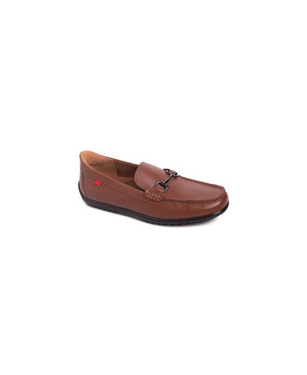 マークジョセフニューヨーク メンズ シューズ スリッポン・ローファー Marc Joseph New York Mens Elliot Road HandsFree Slip On Technology Buckle Loafers Cognac faux l