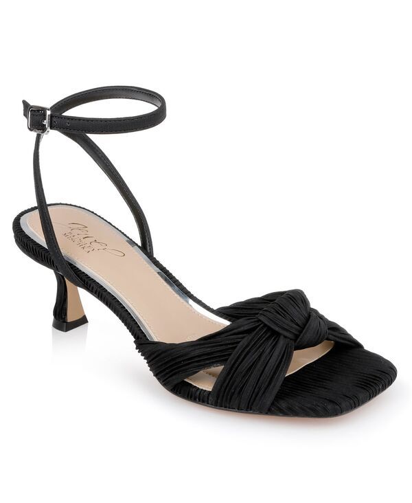 ジュウェルダグレイミシュカ レディース シューズ サンダル ヒール Jewel Badgley Mischka Womens True Kitten Heel Sandals Black ブラック 24,360円