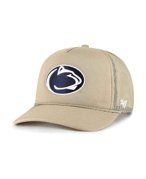 47 ブランド メンズ アクセサリー 帽子 メッシュ 47 Brand Mens Khaki Penn State Nittany Lions Foam Front Mesh Trucker Snapback Hat Khaki カーキ
