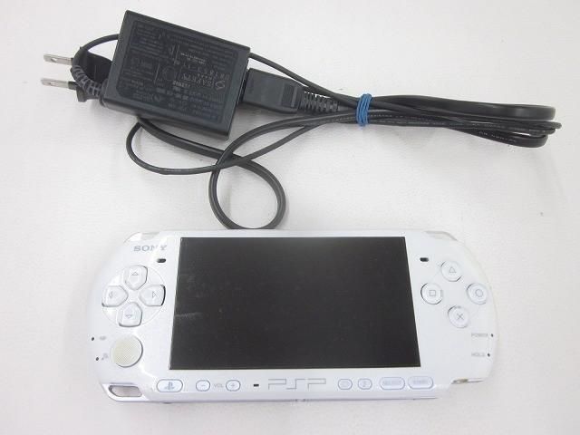 中古品 ゲーム PSP 本体 PSP3000 ホワイト 動作品 充電器付き