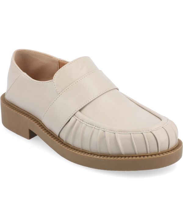 ジュルネ コレクション レディース シューズ スリッポン・ローファー ローファー Journee Collection Womens Lakenn Slip On Loafer Flats Stone ストーン