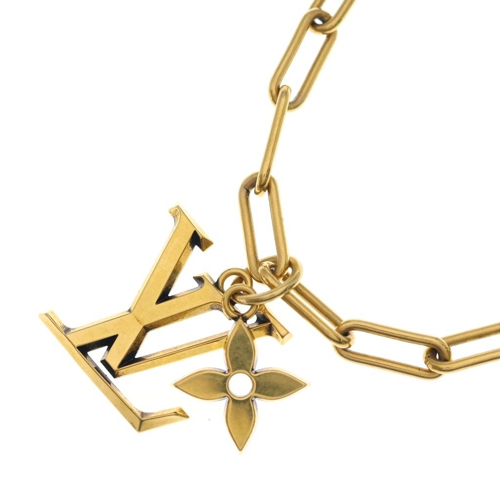 LOUIS VUITTON (ルイヴィトン) コリエ フラワーネックレス LV