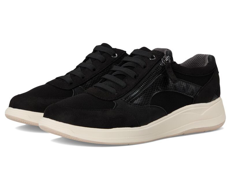 ライフストライド レディース シューズ スニーカー LifeStride Teamplayer Zip Shoes BlackSnake Mul ブラック