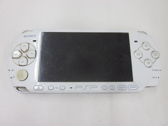 中古品 ゲーム PSP 本体 PSP3000 パールホワイト 動作品 本体・充電器付き