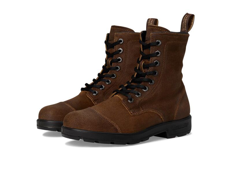 ブランドストーン レディース シューズ ブーツ・レインブーツ レース Blundstone Original Laceup Boots Tobacco Suede