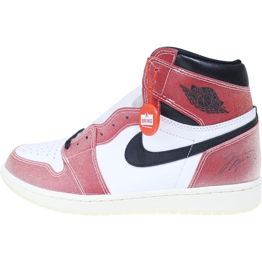 NIKE (ナイキ) ×Trophy Room Air Jordan 1 Retro High OG Chicago DA2728-100 ×トロフィールーム エアジョーダン1 レトロ ハイ OG シカゴ レッド/ホワイト US11/29.0cm
