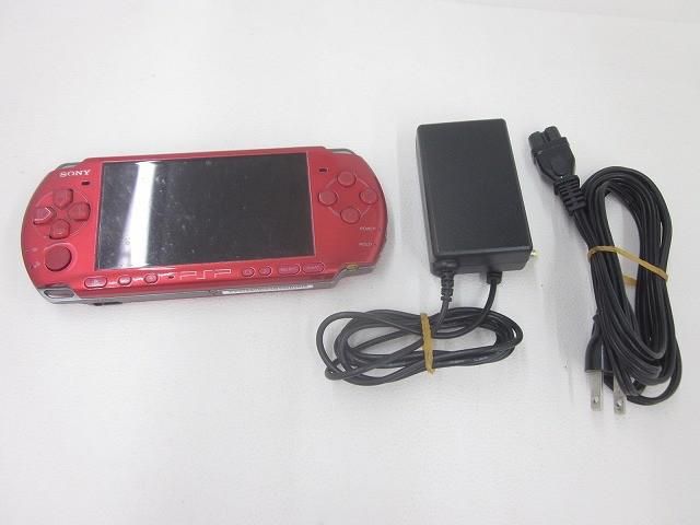 中古品 ゲーム PSP 本体 PSP3000 ラディアント・レッド 動作品 本体のみ 12,580円