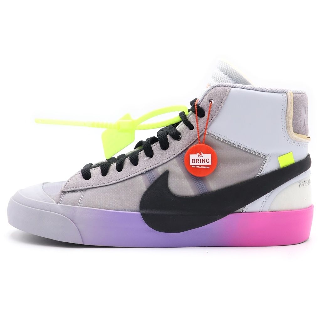 NIKE (ナイキ) ×OFF-WHITE Serena Williams Blazer Mid Queen セリーナ・ウィリアムズ × オフホワイト × ナイキ ブレーザー ミッド クイーン US10/28cm マルチ AA3832-002