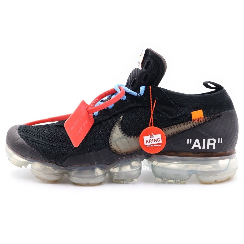 NIKE (ナイキ) ×OFF-WHITE Air Vapormax Black/Total Orange/Clear ナイキ エアヴェイパーマックス ブラック/トータルオレンジ/クリアUS9.5/27.5cm
