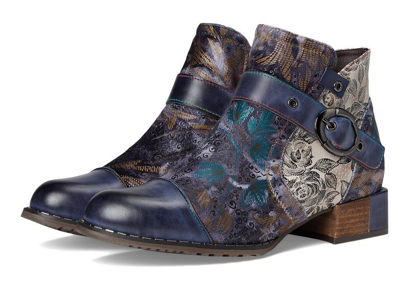 スプリングステップ レディース シューズ ブーツ・レインブーツ LArtiste by Spring Step Sipperb Navy Multi ネイビー