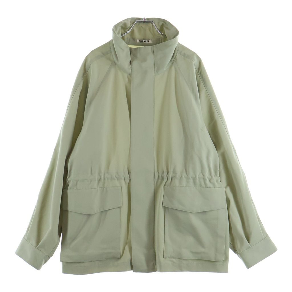 AURALEE (オーラリー) 25SS WOOL MAX CANVAS HIGH NECK ZIP BLOUSON