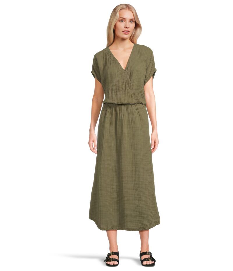 マイケルスターズ レディース トップス ワンピース ミディワンピース ミディ Michael Stars Rylee Midi Dress Olive オリーブ