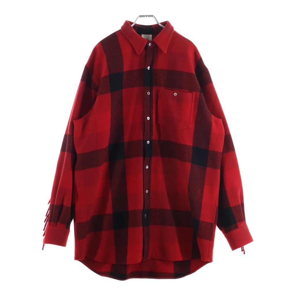 VETEMENTS (ヴェトモン) 19SS Over Size Western Wool Flannel Check 
