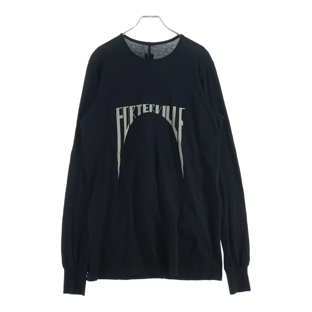 DRKSHDW (ダークシャドウ) Logo T-shirts シグネチャーロゴプリント クルーネック オーバーサイズ 長袖Tシャツ カットソー ブラック DU02D2260-RNEP1 26,054円