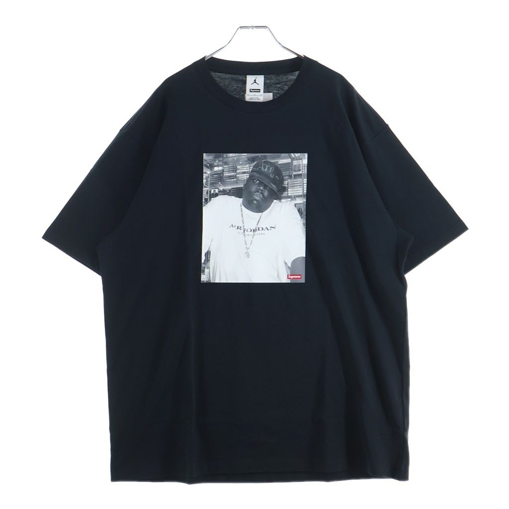 SUPREME (シュプリーム) 24AW Jordan Biggie S/S Top ジョーダン ビギー クルーネック 半袖Tシャツ カットソー ブラック HJ8385-010