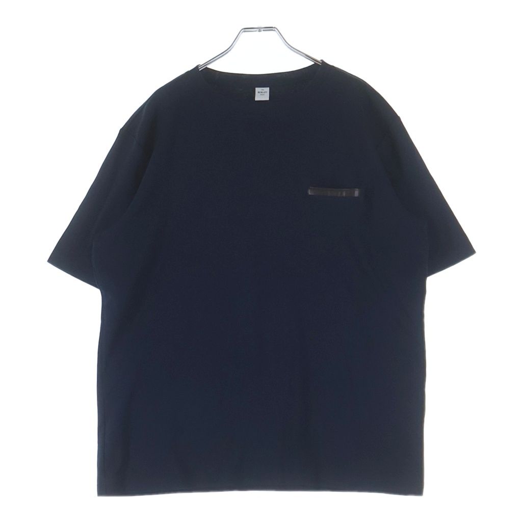 Berluti (ベルルッティ) 胸ポケットレザー切替 クルーネック 半袖Tシャツ ネイビー R28JRS155JAEK 32,168円