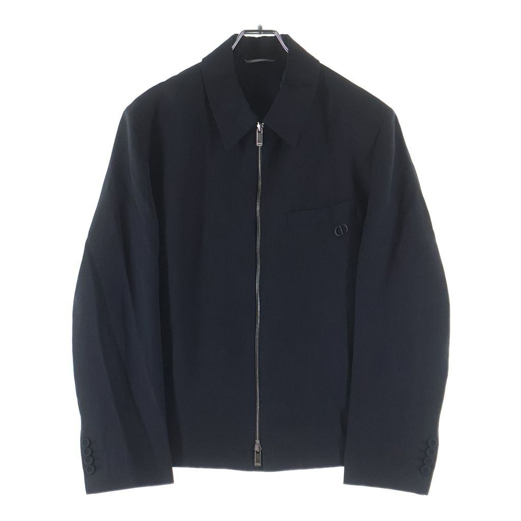 DIOR (ディオール) CDロゴ ダブルジップアップジャケット ブルゾン グレー 193C243C6052