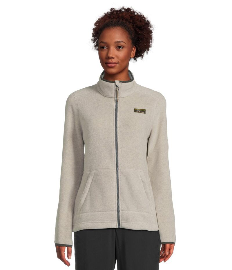 エルエルビーン レディース アウター コート フリース ジャケット LLBean Mountain Classic Fleece Jacket Clay Heather ヘザー