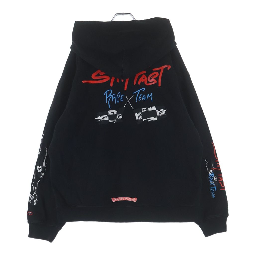 CHROME HEARTS (クロムハーツ) 22SS ×MATTY BOY STAY FAST HOODIE マティボーイ ステイ ファースト フーデット スウェット パーカー ブラック