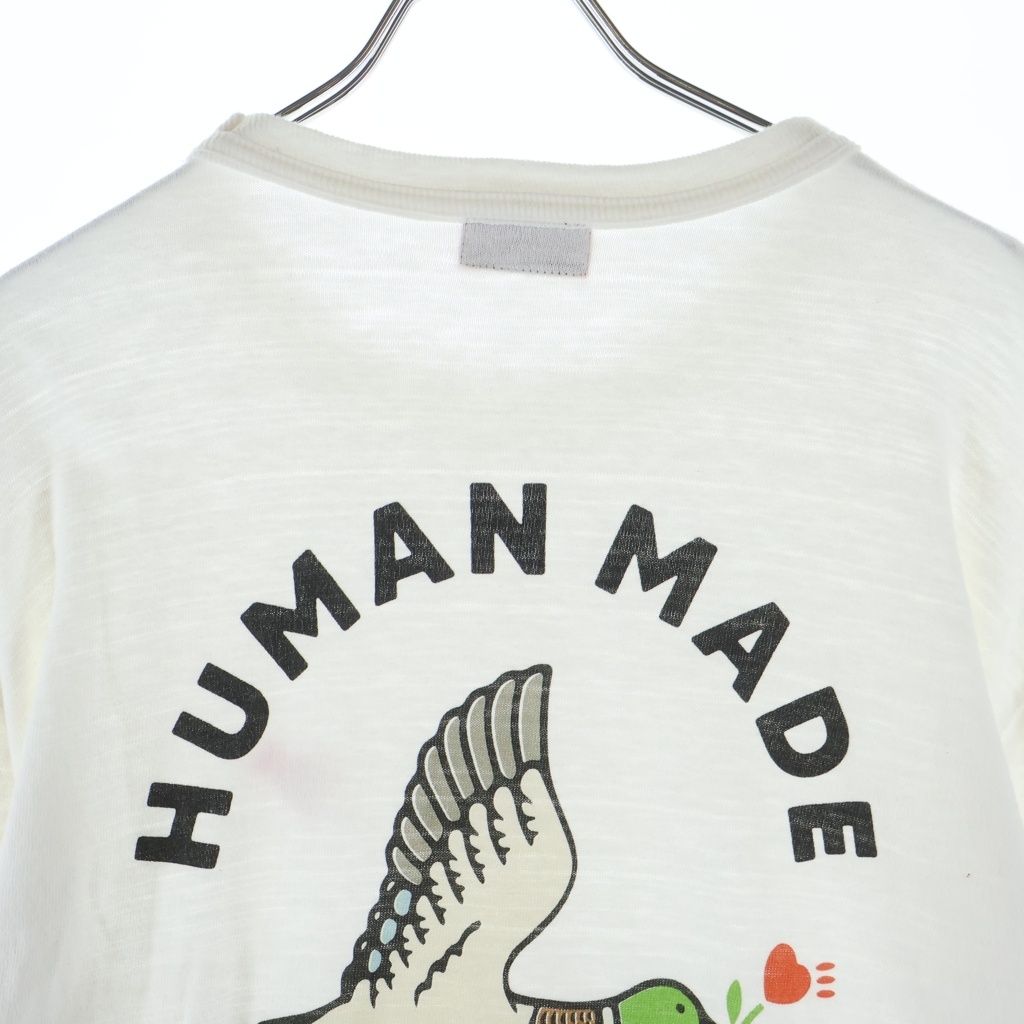 HUMAN MADE (ヒューマンメイド) 23SS L/S Tee ハートロゴ刺繍 クルー