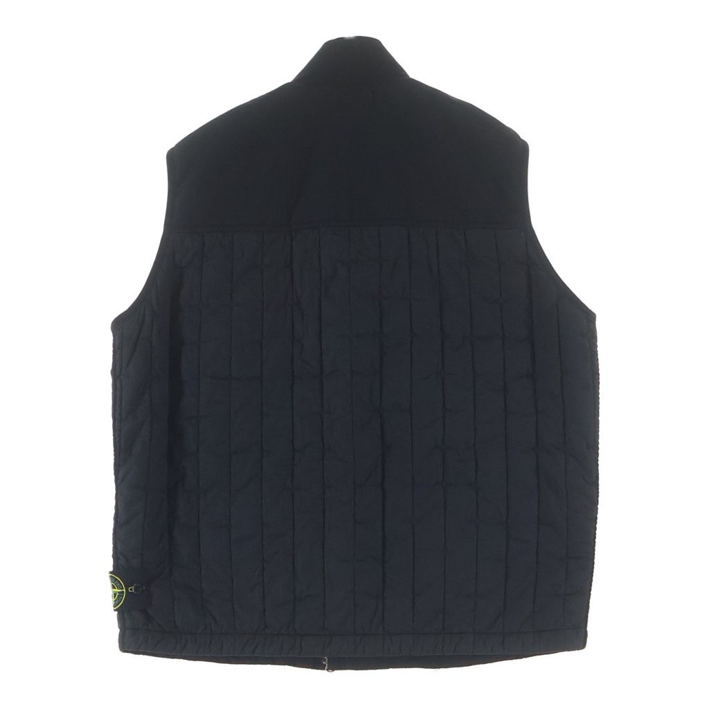 STONE ISLAND (ストーンアイランド) STELLA VEST ステラ ボタンアップキルティングベスト ブラック 8015G0231 STONE ISLAND (ストーンアイランド) STELLA VEST ステラ ボタンアップキルティングベスト ブラック 8015G0231