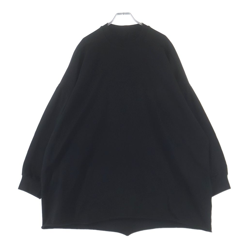 Rick Owens (リックオウエンス) Oversized Long Sleeved T-shirt オーバーサイズ長袖Tシャツ ブラック RU01E5276