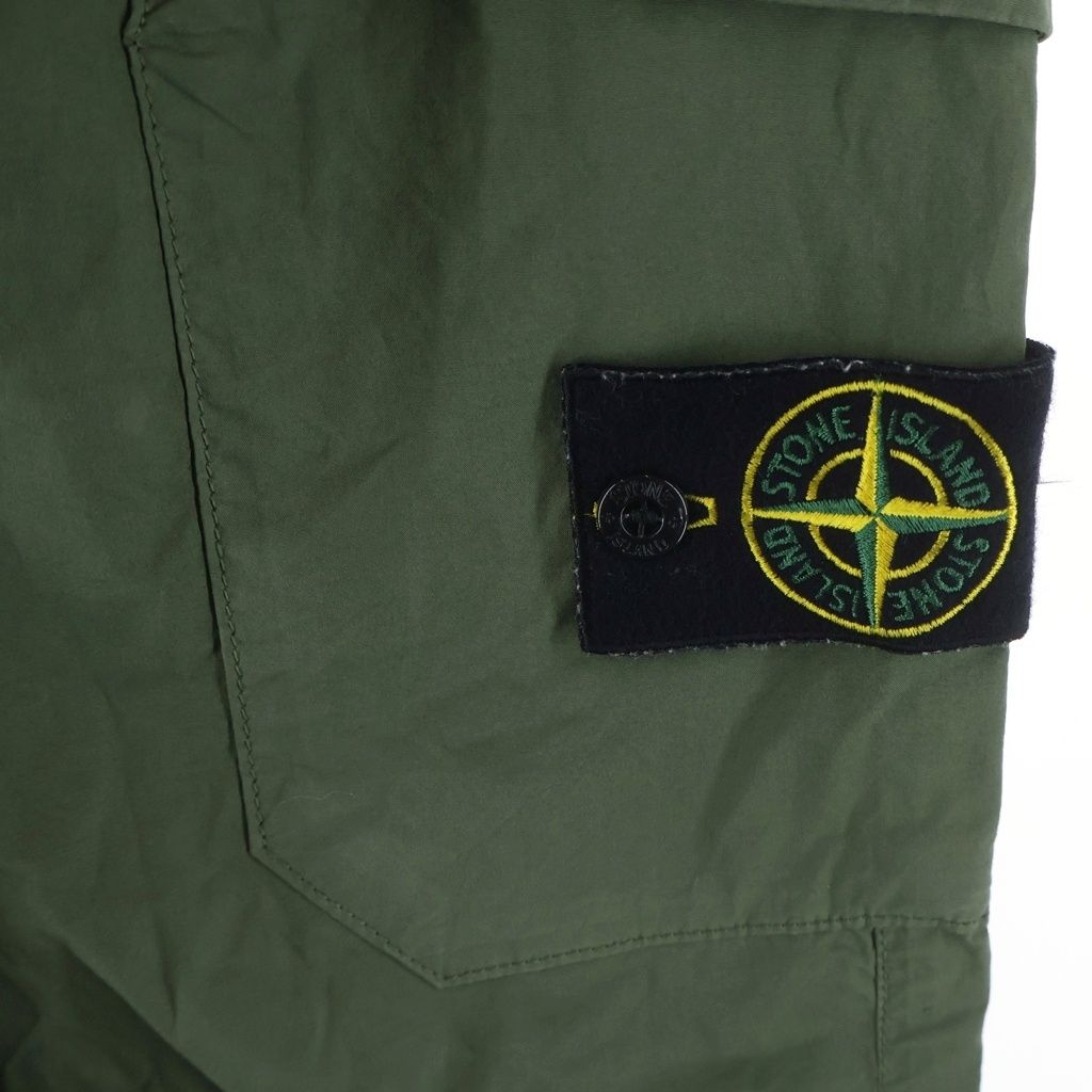 STONE ISLAND (ストーンアイランド) STRETCH COTTON WOOL SATIN CARGO