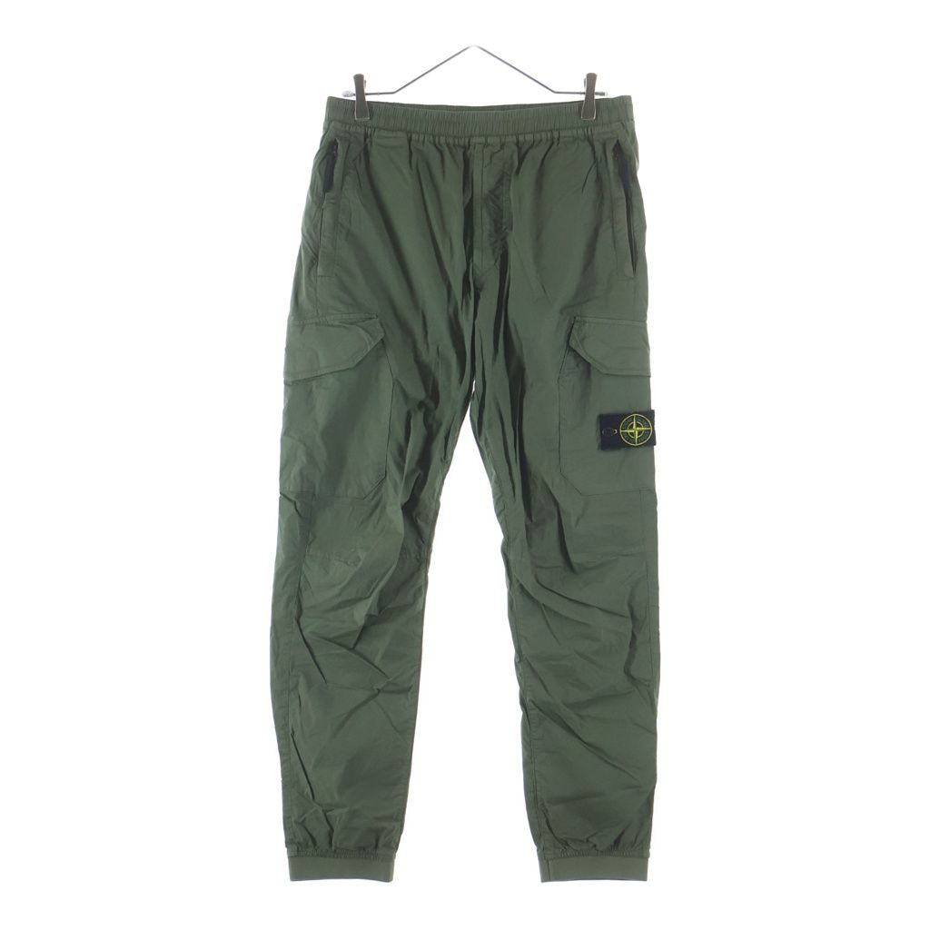 STONE ISLAND (ストーンアイランド) STRETCH COTTON WOOL SATIN CARGO PANTS ストレッチ コットン ウール サテン カーゴパンツ カーキ 791531314 21,838円