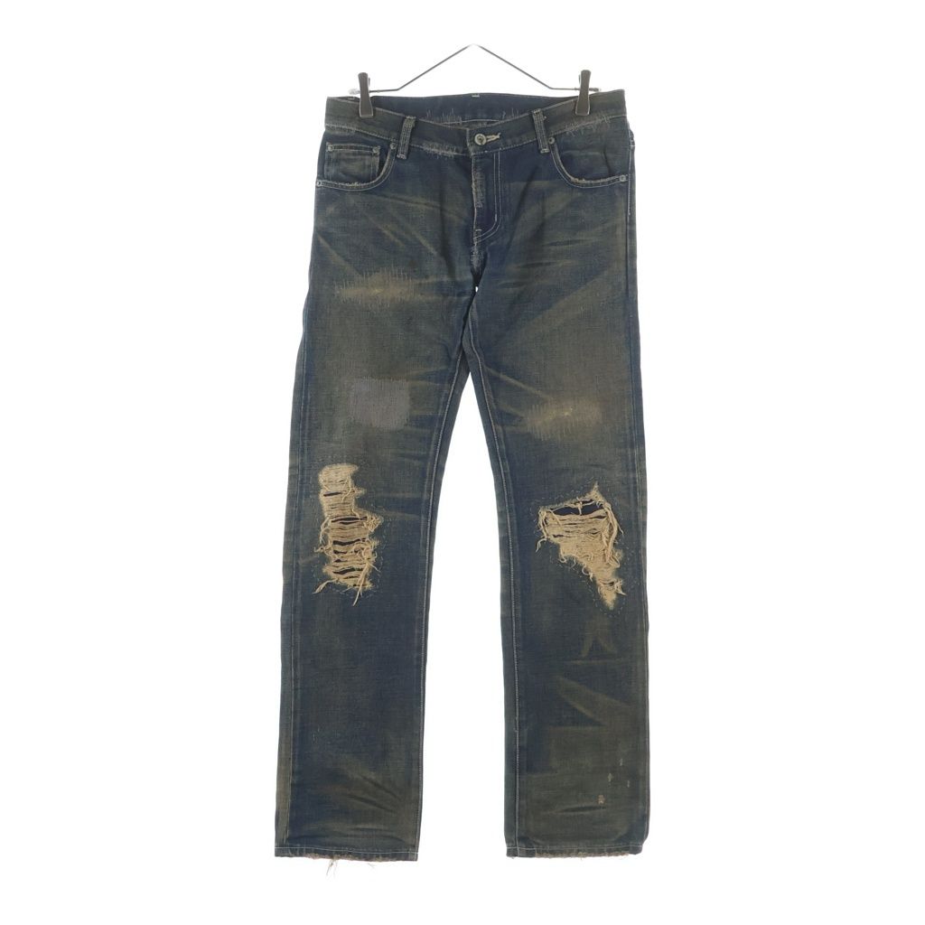 NEIGHBORHOOD (ネイバーフッド) 2003 MAX SAVAGE NARROW-2 DENIM PANT マックスサベージ ナロー2 デトロイト加工 ストレートデニムパンツ ジーンズ インディゴ
