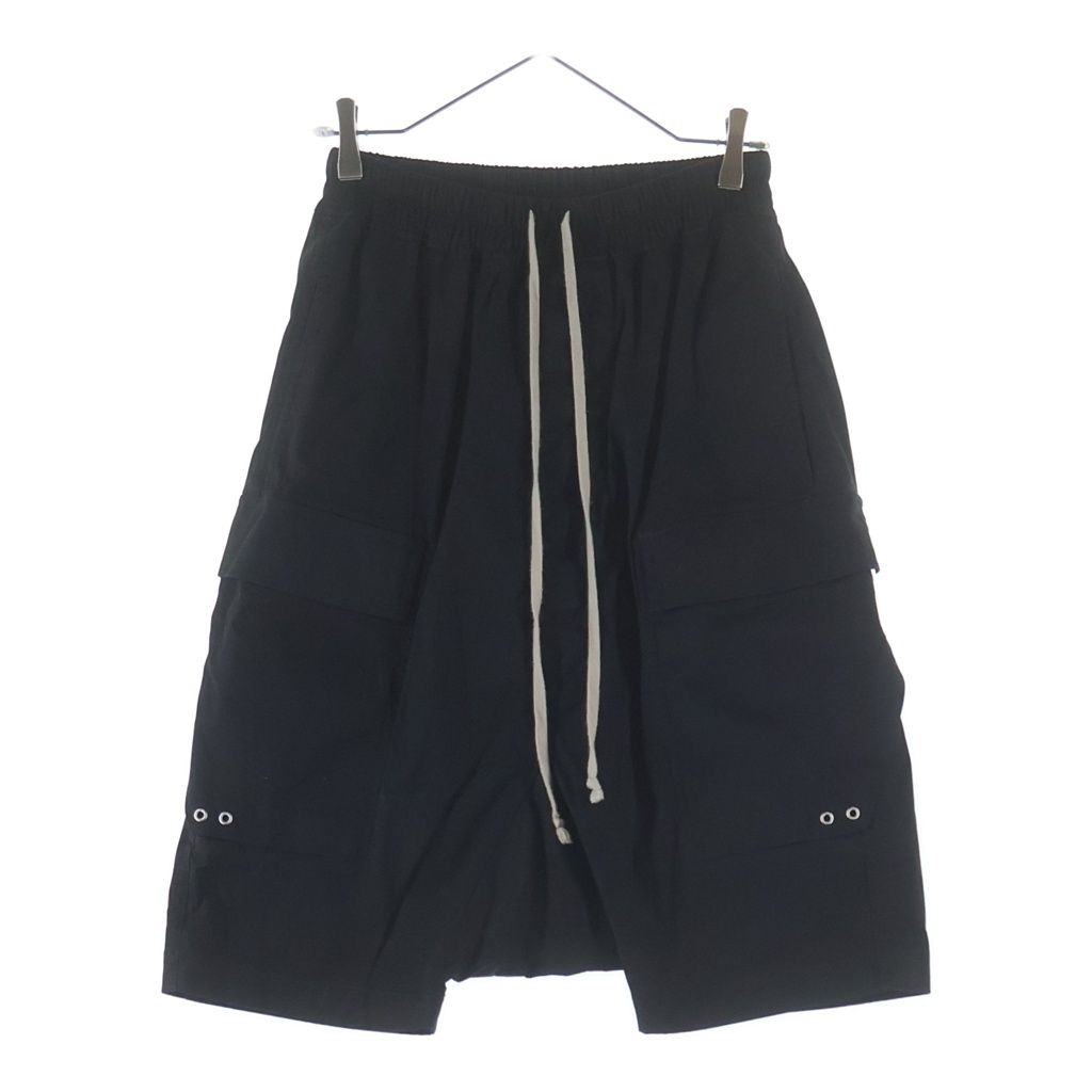 Rick Owens (リックオウエンス) 24AW CARGO PODS サルエルカーゴショーツ ブラック RU02D6389-TE