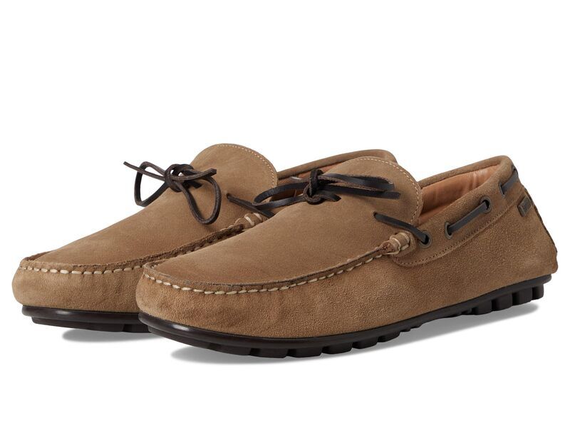 バブアー メンズ シューズ スニーカー Barbour Courage Driving Shoes Taupe Suede トープ