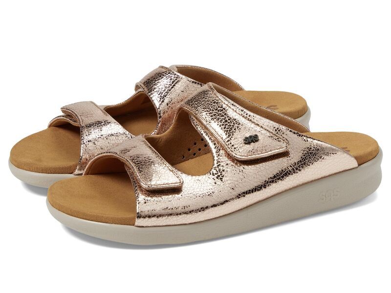 サス レディース シューズ サンダル SAS Cozy Adjustable Comfort Slide Sandal Copper