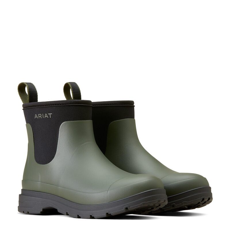 アリアト レディース シューズ ブーツ・レインブーツ Ariat Kelmarsh Shortie Rubber Boots Dark Olive オリーブ