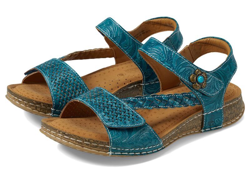 スプリングステップ レディース シューズ サンダル LArtiste by Spring Stepopular Blue ブルー