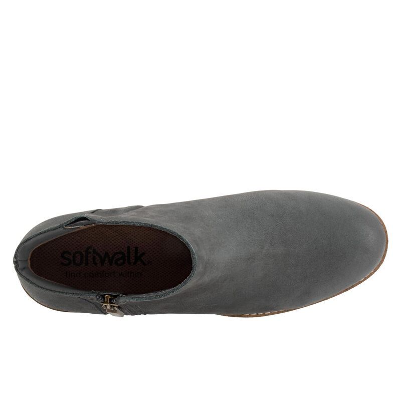 ソフトウォーク レディース シューズ ブーツ・レインブーツ SoftWalk Wesley Smoke Nubuck スモーク