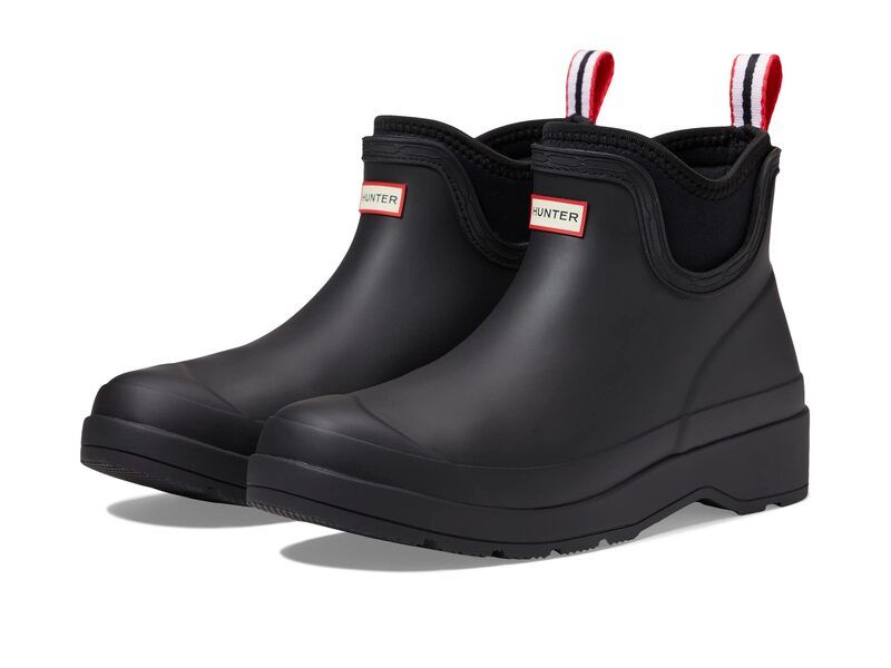 ハンター レディース シューズ ブーツ・レインブーツ チェルシー Hunter Play Chelsea Neoprene Boot Black ブラック