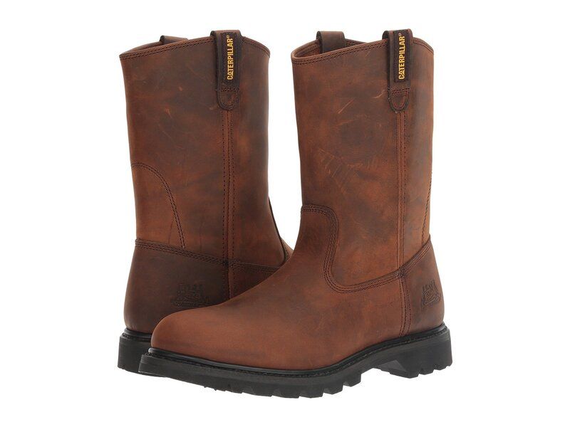 キャタピラー メンズ シューズ ブーツ・レインブーツ Caterpillar Revolver Brown Pull Up L ブラウン