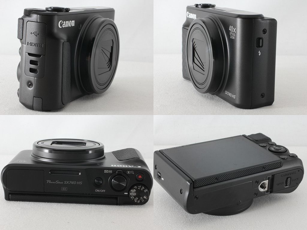 キヤノン Canon PowerShot SX740 HS ブラック 付属品満載◇50607