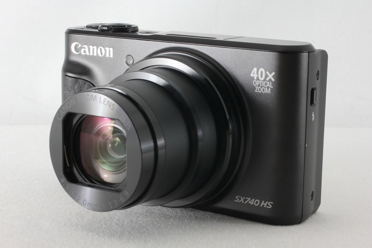 キヤノン Canon PowerShot SX740 HS ブラック 付属品満載◇50607