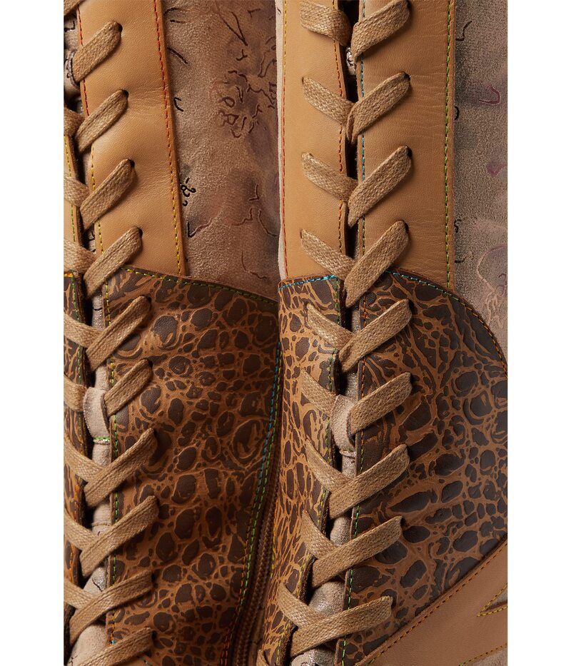 スプリングステップ レディース シューズ ブーツ・レインブーツ LArtiste by Spring Step Malagie Croco Beige Multi ベージュ スプリングステップ レディース シューズ ブーツ・レインブーツ LArtiste by Spring Step Malagie Croco Beige Multi ベージュ