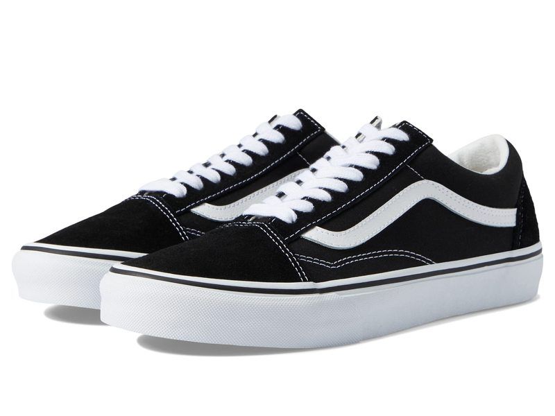 バンズ メンズ シューズ スニーカー Vans Old Skool Wide BlackTrue Whit ブラック