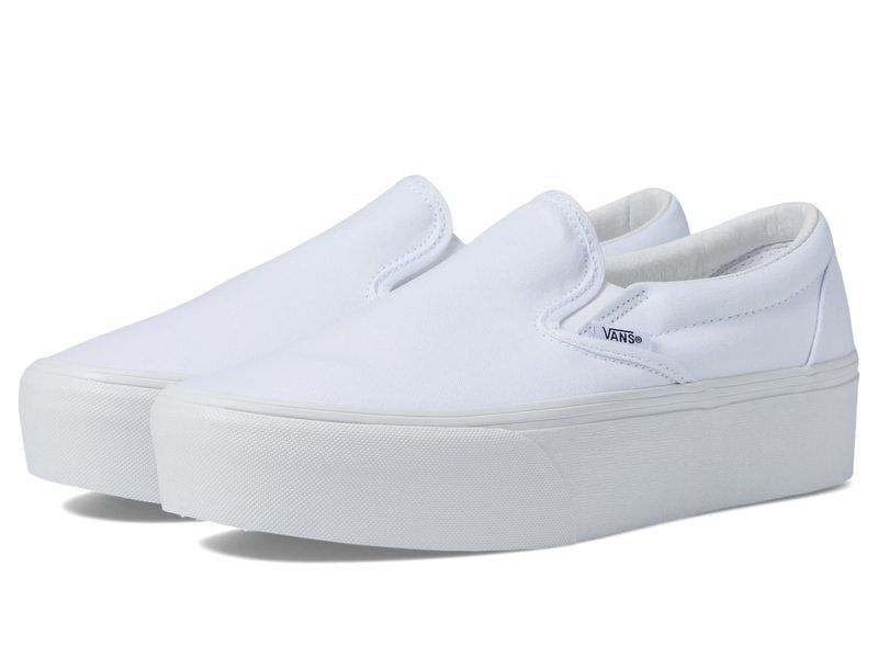 バンズ メンズ シューズ スニーカー Vans SlipOn Stackform True White ホワイト