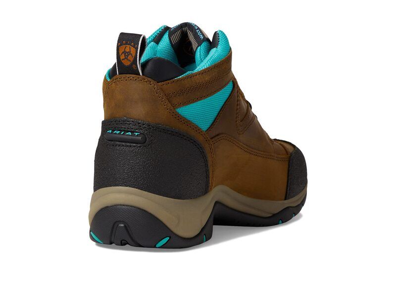 アリアト レディース シューズ ブーツ・レインブーツ Ariat Terrain Waterproof Boot Weathered Brown ブラウン