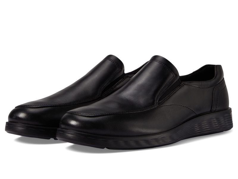 エコー メンズ シューズ スリッポン・ローファー ECCO S Lite Hybrid Apron Toe SlipOn Black ブラック