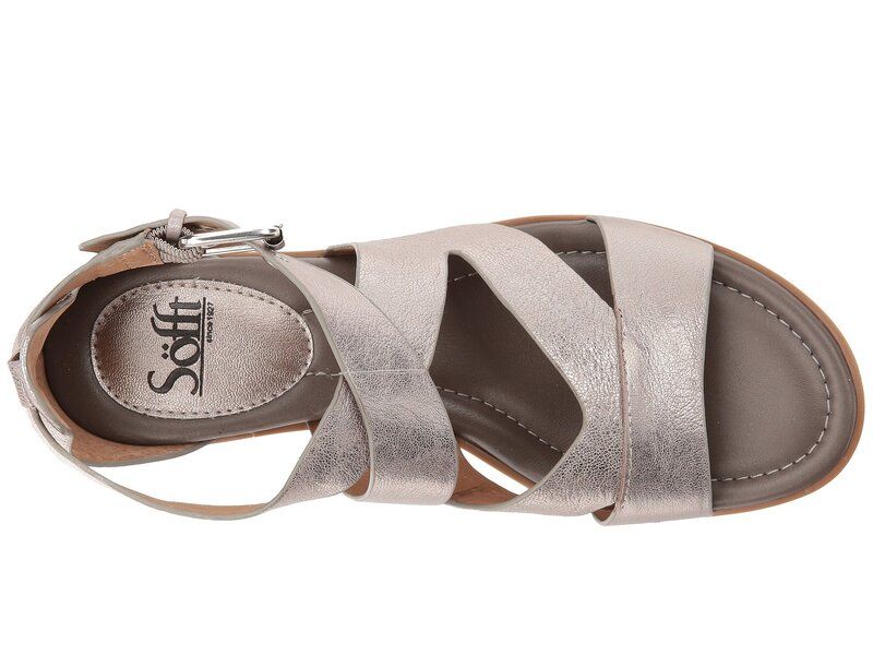 ソフト レディース シューズ サンダル Sofft Mirabelle Anthracite Grid