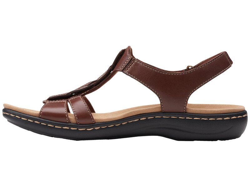 クラークス レディース シューズ サンダル Clarks Laurieann Kay Tan Leather タン