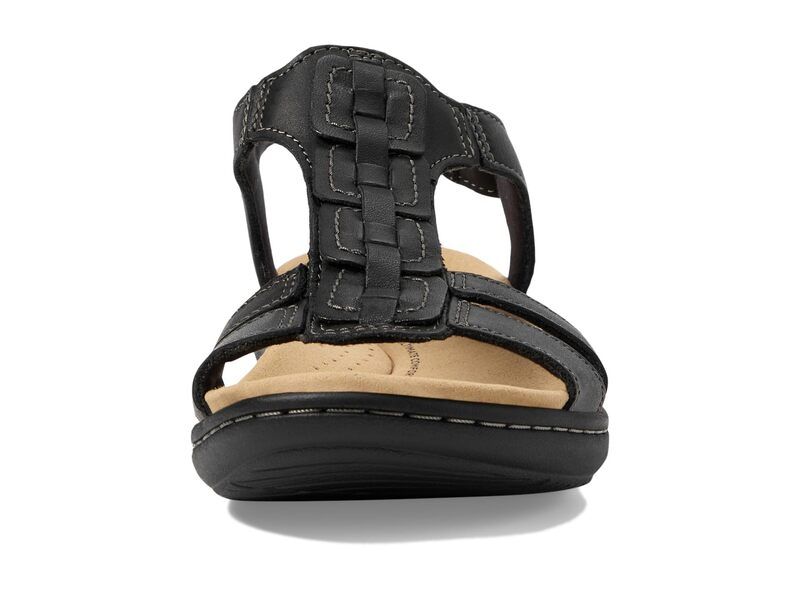 クラークス レディース シューズ サンダル Clarks Laurieann Kay Black Leather ブラック クラークス レディース シューズ サンダル Clarks Laurieann Kay Black Leather ブラック