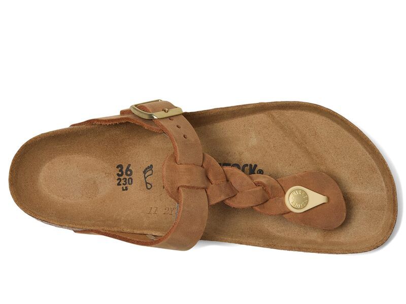 ビルケンシュトック レディース シューズ サンダル レザー Birkenstock Gizeh Braided Oiled Leather Cognac Oiled Le ビルケンシュトック レディース シューズ サンダル レザー Birkenstock Gizeh Braided Oiled Leather Cognac Oiled Le